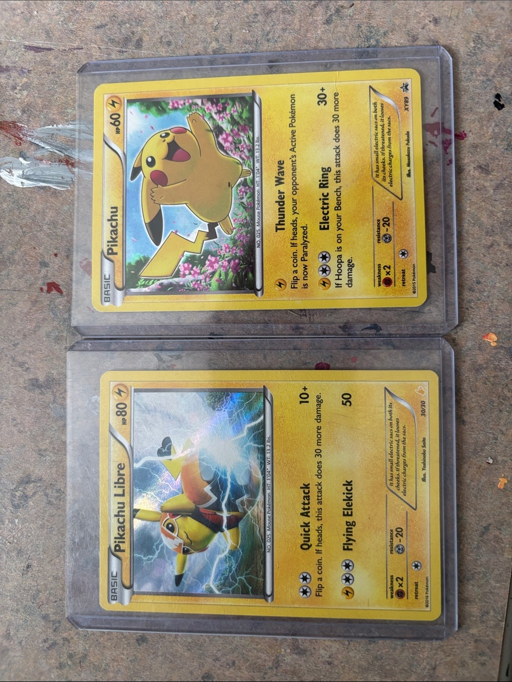 Pikachu libre and pikachu promo